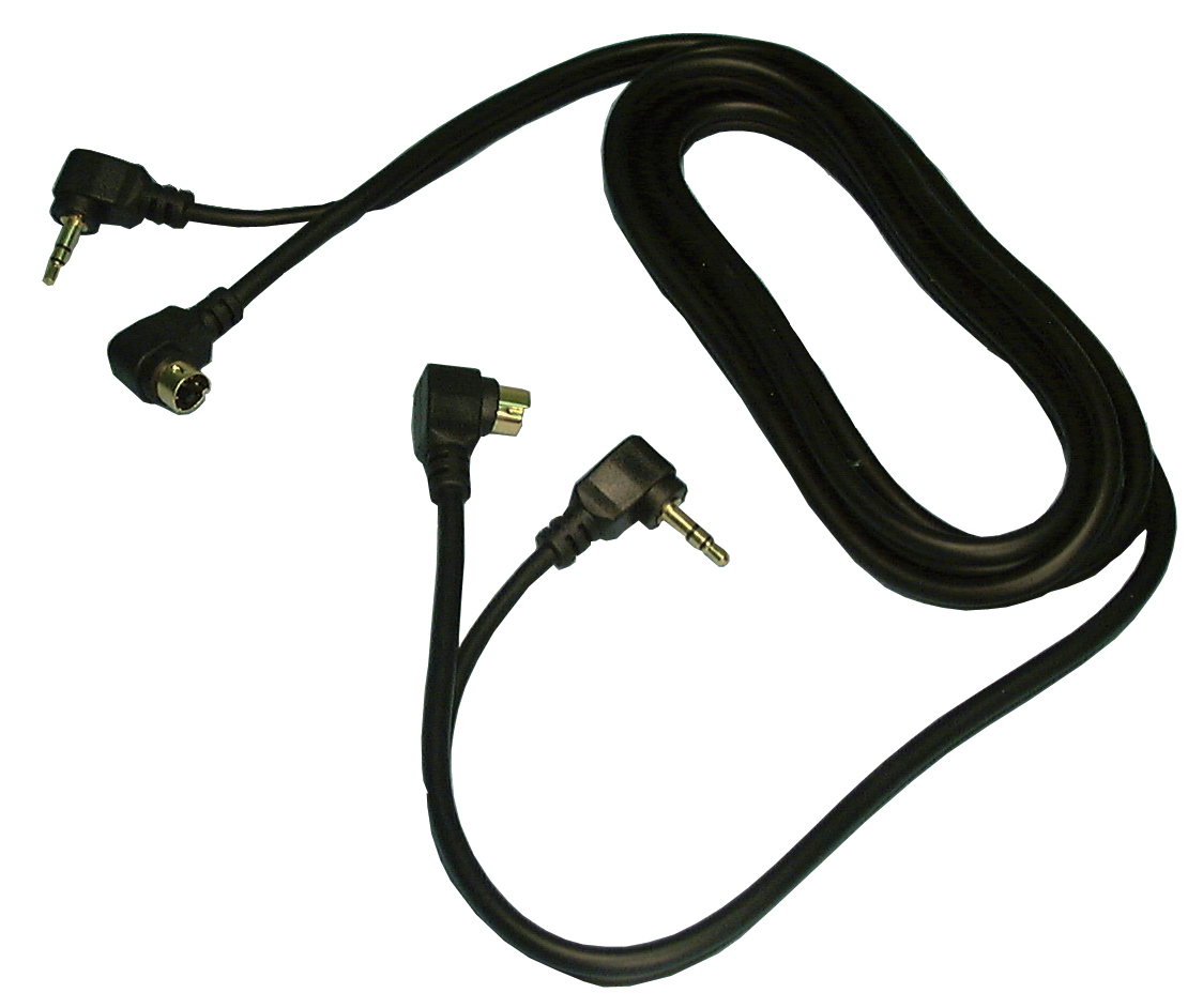 R/A S-VHS-3.5mm STEREO PATCH CORD-M/M-6'