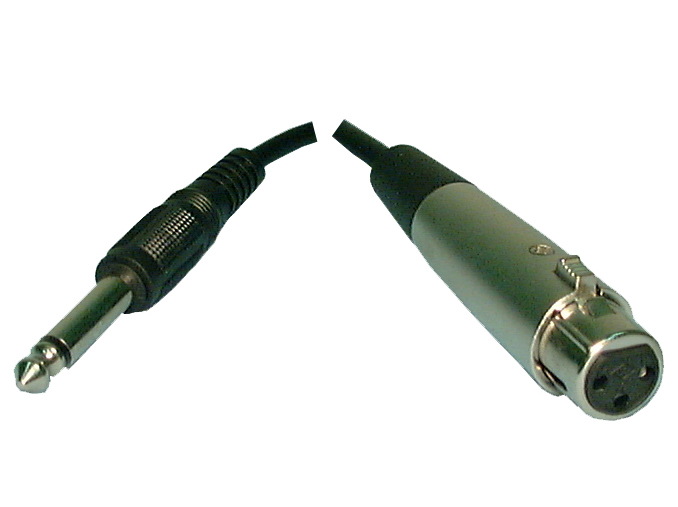 1/4" MONO/M-3 PIN XLR/F-50'