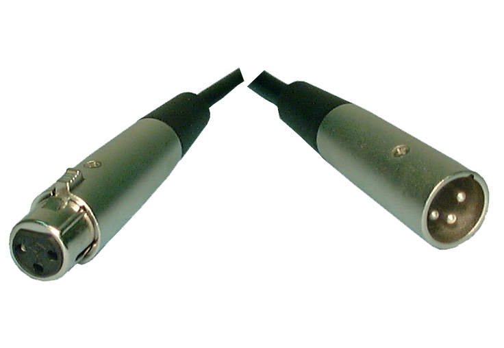 3 PIN XLR M/F-10'