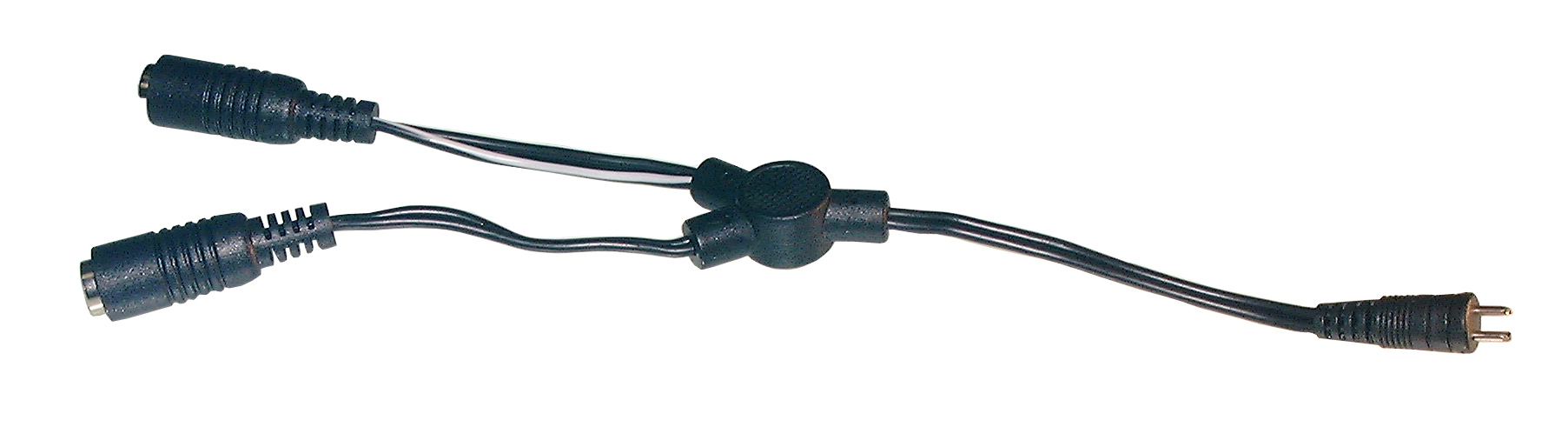DC Adaptor 2 pin Plug-(2)2.5mm Jacks