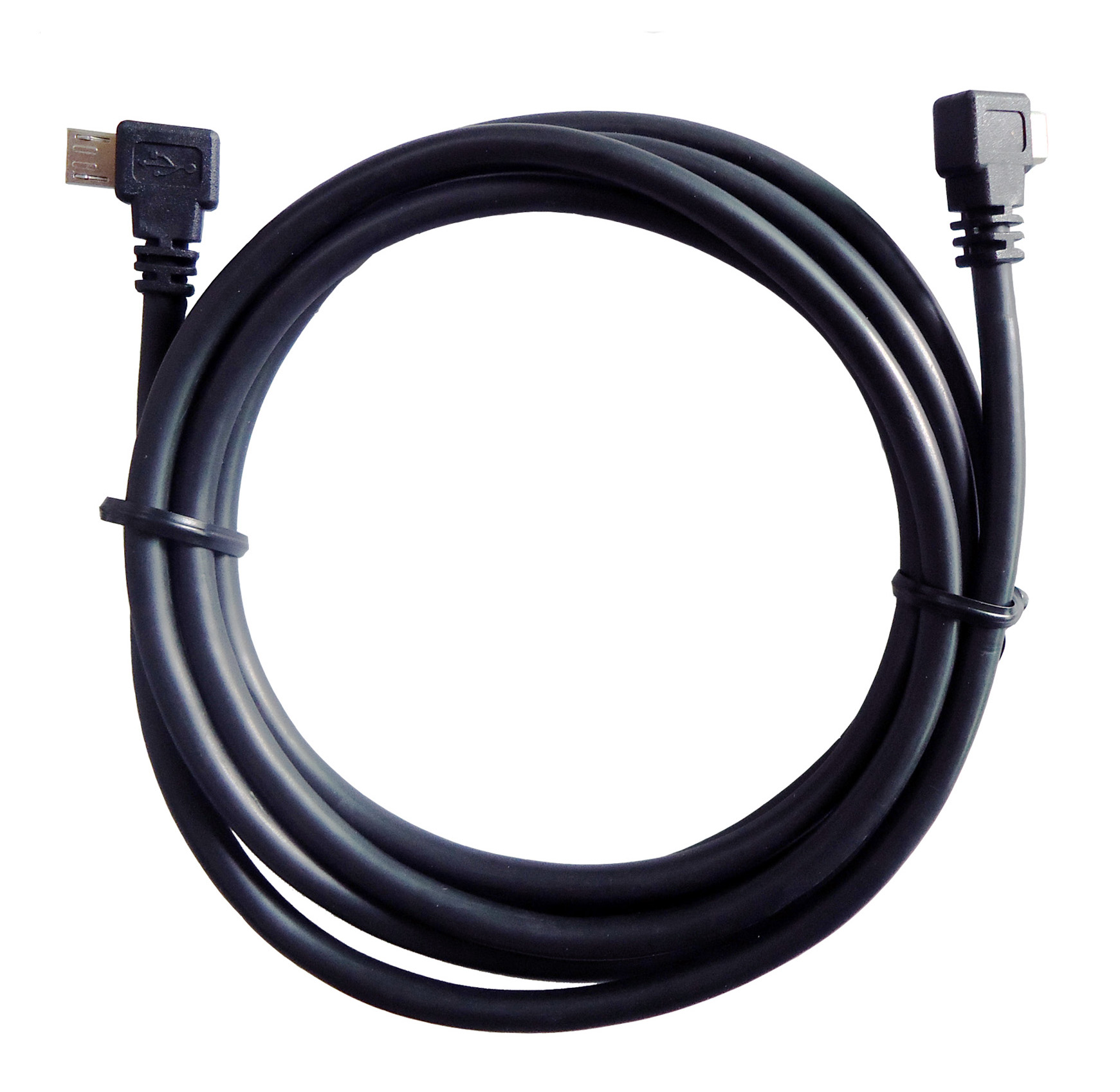 6' R/A Micro USB B Male on both ends (Power/Signal)