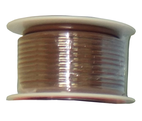 SOLID COPPER-18 AWG-100'-BROWN