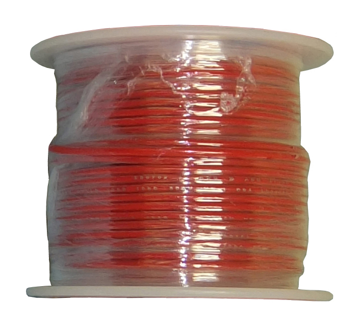 SOLID COPPER-20 AWG-25'-RED