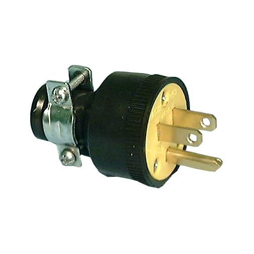 RUBBER 3 WIRE PLUG