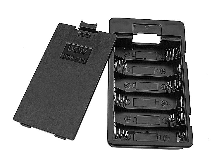 (6) AA ENCLOSED BATTERY CASE