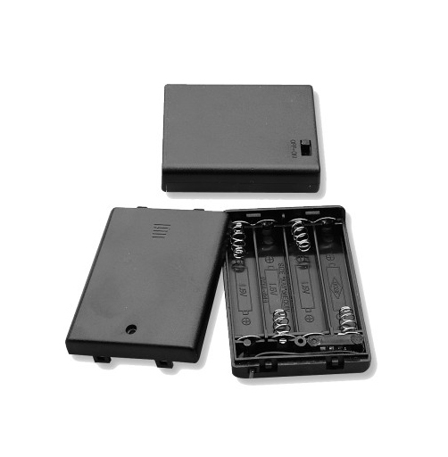 (4) AAA ENCLOSED BATTERY CASE W/LEADS