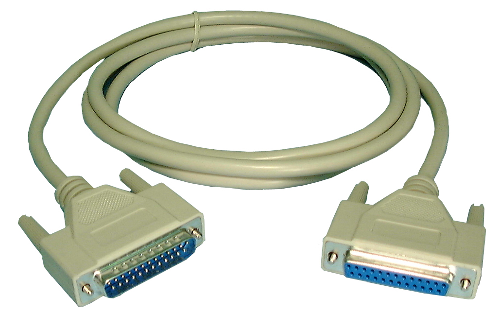 RS232 CABLE-MALE/FEMALE-25'