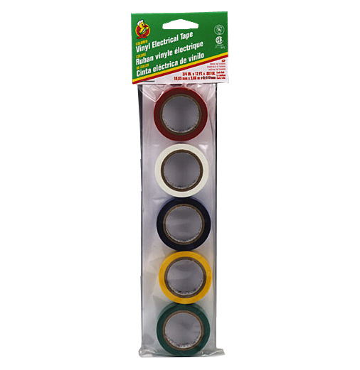COLORED ELECTRICAL TAPE-5 PAK