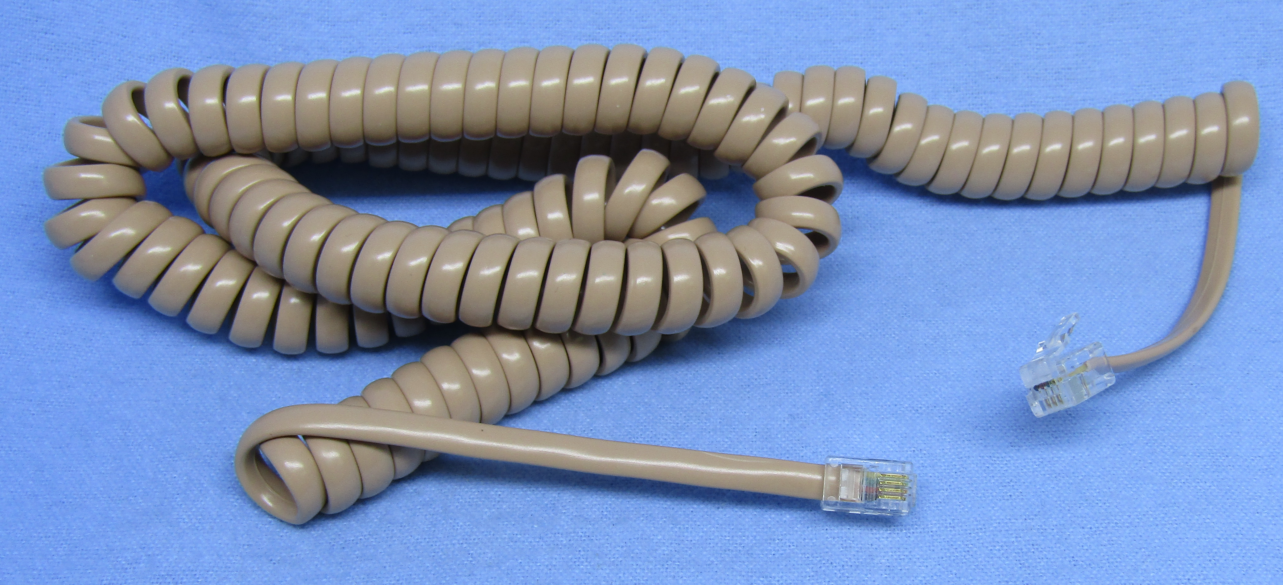 MOD PHONE CABLE-BEIGE