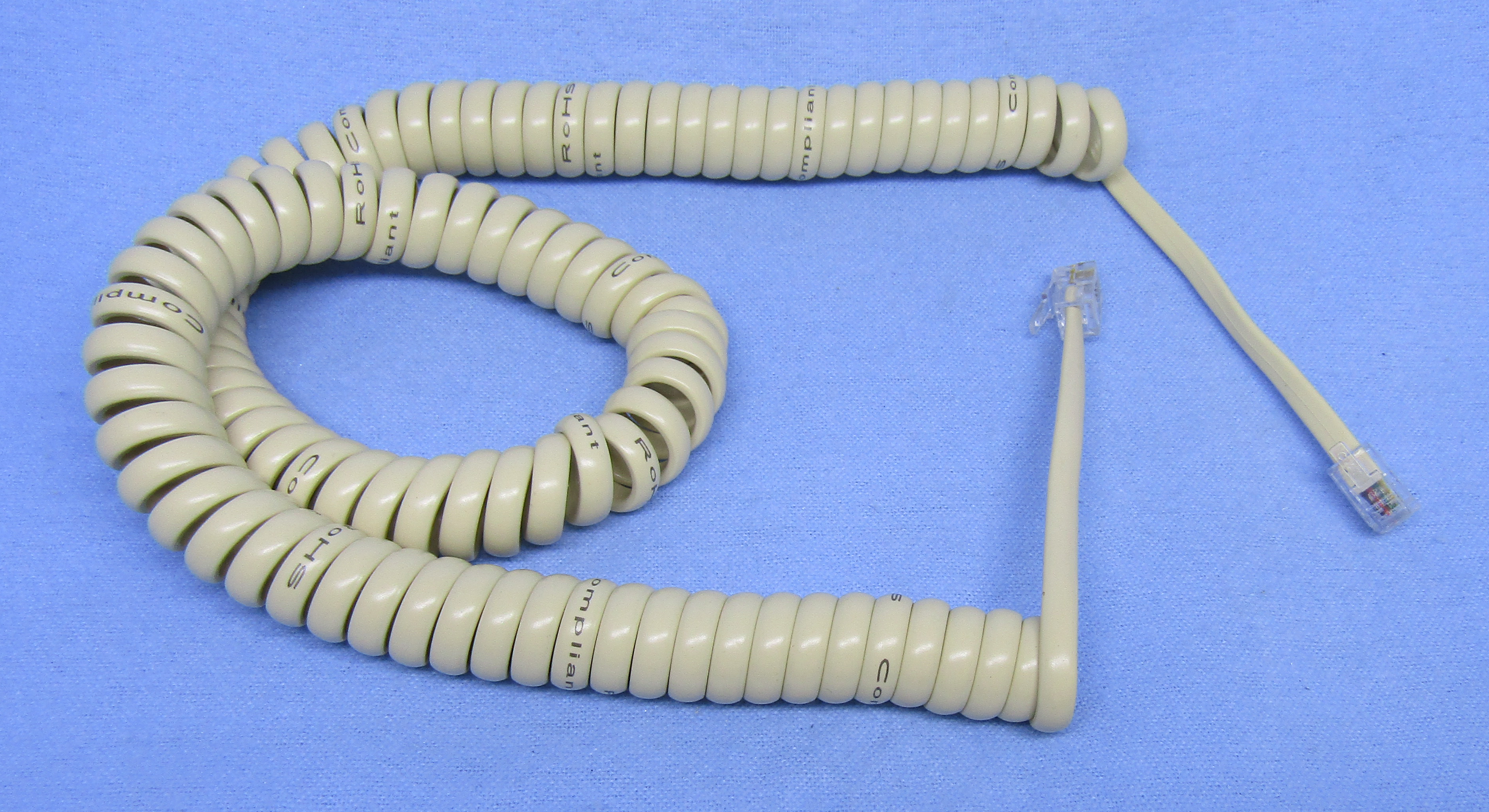 MOD PHONE CABLE-IVORY